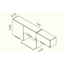 Ver imagem 4 de Conjunto de Armários Star com 3 Portas + Nicho para Micro-ondas Itatiaia