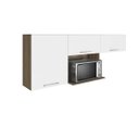 Ver imagem 3 de Conjunto de Armários Star com 3 Portas + Nicho para Micro-ondas Itatiaia