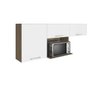 Conjunto de Armários Star com 3 Portas + Nicho para Micro-ondas Itatiaia - 3
