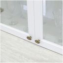 Ver imagem 7 de Cristaleira 02 Portas 02 Gavetas 71,5 Cm Americana Henn Branco Hp