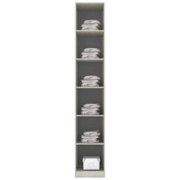 Guarda-Roupa Modulado 1 Porta Emoldurada com Espelho Reflecta 5 Prateleiras 40cm Prime Plus Luciane - 2 Guarda-Roupa Modulado 1 Porta Emoldurada com Espelho Reflecta 5 Prateleiras 40cm Prime Plus Luciane - 2
