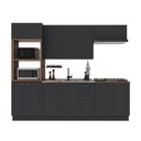Ver imagem 2 de Armário de Cozinha Modulada Completa Fidelitá Nara 100% MDF 5 Peças 270cm 14 Portas 2 Gavetas sem