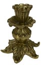 Ver imagem 2 de Castiçal 1 Vela 9 Cm Bronze Trabalhado Jantar Altar Igrejas