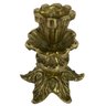 Castiçal 1 Vela 9 Cm Bronze Trabalhado Jantar Altar Igrejas - 4