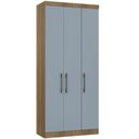 Ver imagem 1 de Guarda Roupa Modulado 101,50cm 3 Portas Paris Luciane Móveis
