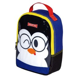 Kit Mochila Escolar Infantil Mochilete Media Sestini Kids Basic Pinguim Sestini - 4
