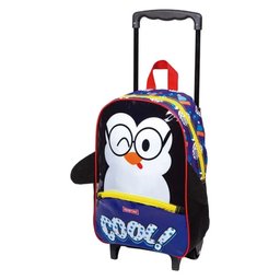 Kit Mochila Escolar Infantil Mochilete Media Sestini Kids Basic Pinguim Sestini - 3