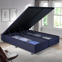 Ver imagem 1 de Cama Box Baú Californiano 178x198x42cm Suede com Pistão a Gás