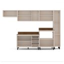 Ver imagem 3 de Cozinha Completa Koya 12 Portas 3 Gavetas 40250044 Creme - Politorno