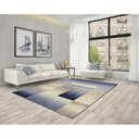 Ver imagem 2 de Tapete Supreme 27/13 Scarlatti Azul Bege 2x3m Geometrico 3x2