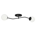 Ver imagem 1 de Lustre Aro Sputnik Preto Jabuticaba Orby Sala Quarto Cozinha