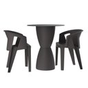 Ver imagem 1 de Conjunto para Jardim 2 Cadeiras e 1 Mesa Orla Cinza/Mushroom