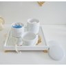 Kit Higiene Porcelana Bebê Neutro + Badeja - 2