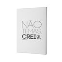 Ver imagem 2 de Placa Decorativa Fé e Religião - Marcos 5:36 - 30x45cm