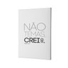 Placa Decorativa Fé e Religião - Marcos 5:36 - 30x45cm - 2