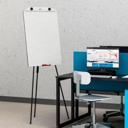 Flip Chart Quadro Branco 60x90cm Tripé Retrátil com 4 Marcadores - 3