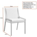 Ver imagem 2 de Cadeira para Mesa de Jantar Mali 52cm Madeira Maciça | Linho Off White - Sallar Home