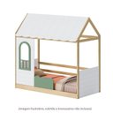 Ver mais imagens de Cama Montessoriana Casinha com Led e Janela New Garden Casatema MadeiraOriginals