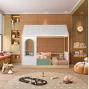 Ver imagem 1 de Cama Montessoriana Casinha com Led e Janela New Garden Casatema MadeiraOriginals