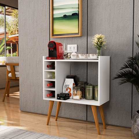 Aparador Buffet Berlim Adega Cantinho do Café - Branco