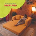 Ver mais imagens de Sofá Cama Muna 1,50m Xpand Tech Tecido Bouclê Caramelo Cama Inbox