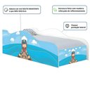 Ver imagem 5 de Cama Solteiro Infantil com Colchão Capitão Marinho MDF Branco com Adesivo Vinil Casah