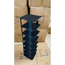 Ver imagem 6 de Organizador de Sapatos Vertical com 8 Prateleiras Elegante:preto