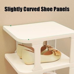 Organizador de Sapatos Vertical com 8 Prateleiras Elegante:preto - 7