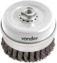 Ver imagem 1 de Escova Copo Torcida 4 Rosca M14 Aço Carbono Polido 8500rpm