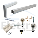 Ver imagem 4 de Kit Completo: Porta de Correr 90cm com Batente e Trilho 1,80m - Branco