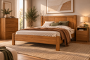 Ver imagem 2 de Cama de Casal Versatil 167cm 100% em MDF Cor Cedro