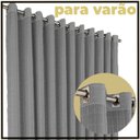 Ver imagem 5 de cortina blackout sala e quarto 6,00 x 2,80 Milam cinza