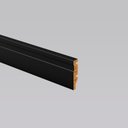 Ver imagem 3 de Kit 20m Linear Rodapé PVC Edge Preto Frisado 7cm x 15mm x 2m Arkhé Decor