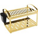 Ver imagem 2 de Escorredor de Louças 16p Inox - Brinox - Dourado Brilho