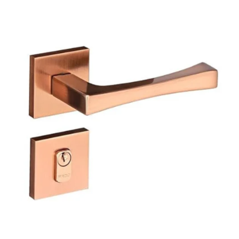 Fechadura Pado Vivaldi Rq2 885 - 55 Externa Roseta Redonda Cobre Escovado