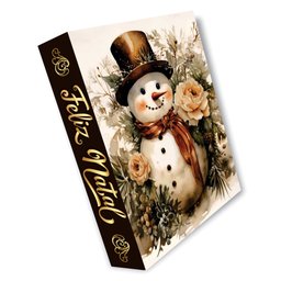 Caixa Decorativa de Natal - Livro Fake  32cm - 3