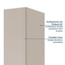 Ver imagem 6 de Guarda Roupa Planejado 7 Portas 2 Mesas Cabeceira Samambaia CabeCasa MadeiraOriginals Offwhite