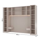 Ver imagem 3 de Guarda Roupa Planejado 7 Portas 2 Mesas Cabeceira Samambaia CabeCasa MadeiraOriginals Offwhite