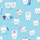 Ver imagem 2 de Papel de Parede Decorativo Baby Consultório Dentista - 2,50m