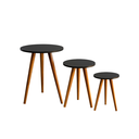 Ver imagem 3 de Kit Trio Jogo de Mesas Lateral Decorativas