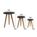 Ver imagem 6 de Kit Trio Jogo de Mesas Lateral Decorativas