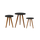 Ver imagem 5 de Kit Trio Jogo de Mesas Lateral Decorativas