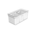 Ver imagem 4 de Organizador de Geladeira com Cesto Triplo e Tampa - 5l ou