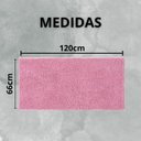 Ver imagem 4 de Tapete Beira de Cama 66x120 Oasis Shaggy Rosa Bebê