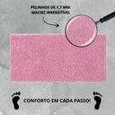 Ver imagem 6 de Tapete Beira de Cama 66x120 Oasis Shaggy Rosa Bebê