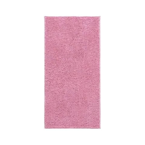 Tapete Beira de Cama 66x120 Oasis Shaggy Rosa Bebê
