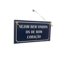 Ver imagem 1 de Placa Mdf Seja bem vindo