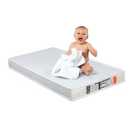 Colchão de Berço Impermeável 130x70 Premium Criança Bebê Estilo Modelo Americano Conforto Cor Branco - 7