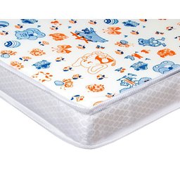 Colchão de Berço Impermeável 130x70 Premium Criança Bebê Estilo Modelo Americano Conforto Cor Branco - 5
