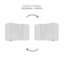 Ver imagem 5 de Armário de Canto Aéreo Pérola Yescasa Branco